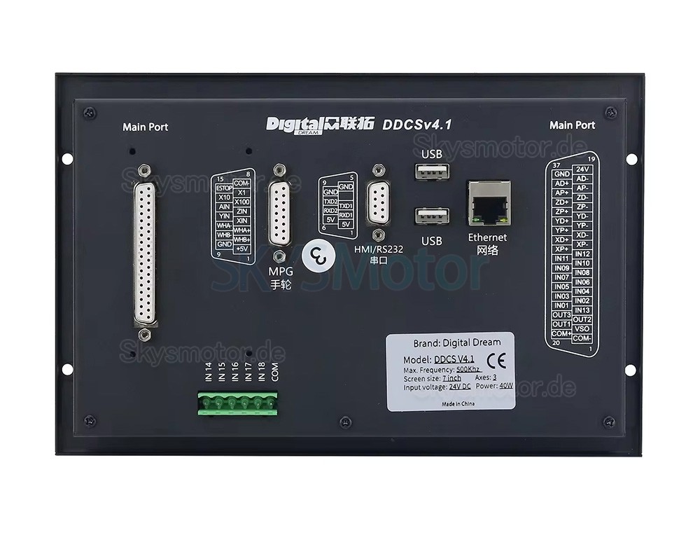 CNC-Steuerungen DDCS V4.1 3-Achsen/4-Achsen Standalone Offline Controller USB-CNC-Controller-Schnittstelle